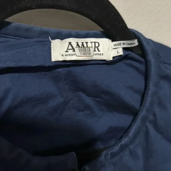 AMUR Teagan quilted bomber jacket laced sleeved- large. Great condition. - Picture 2 of 12